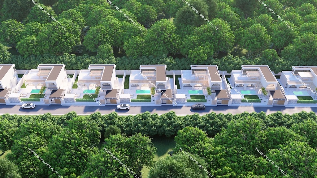 Villas For Sale In Lipa Noi Koh Samui Site Render