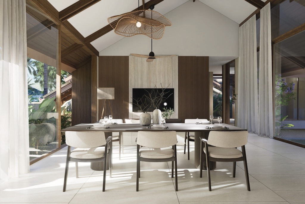 Villas For Sale In Maenam Koh Samui Dining