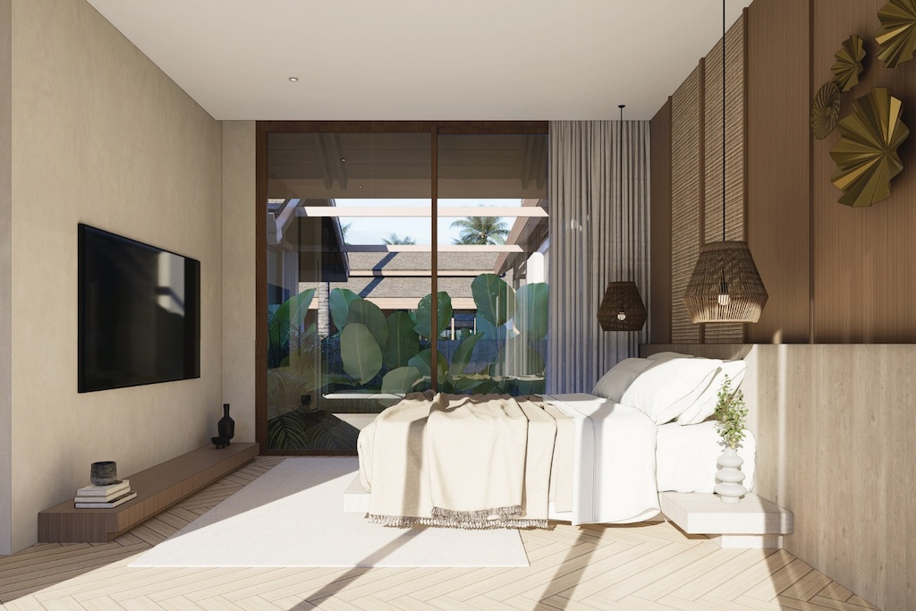 Villas For Sale In Maenam Koh Samui Bedroom