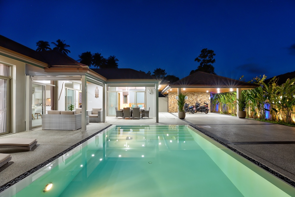 Pool At Night