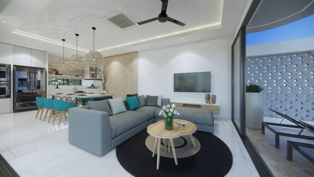 XV Samui Villas Open Plan Living