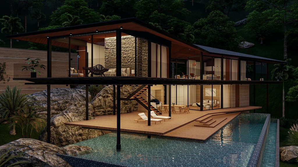 Yama Villa Koh Samui Exterior Night