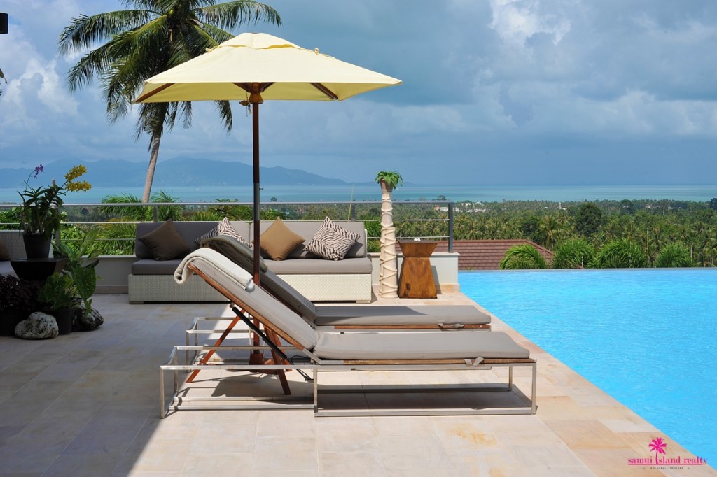 Adam Villa For Rent Koh Samui, Pool Deck