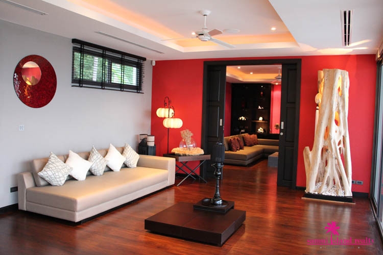 Adam Villa For Rent Koh Samui, Living Room