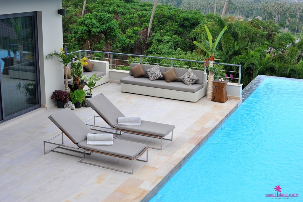 Adam Villa For Rent Koh Samui Pool Deck
