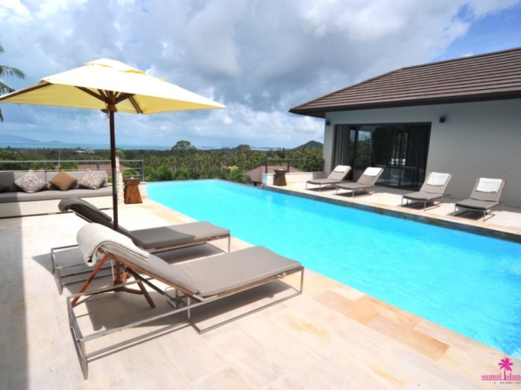 Adam Villa For Rent Koh Samui Pool & Sun Loungers