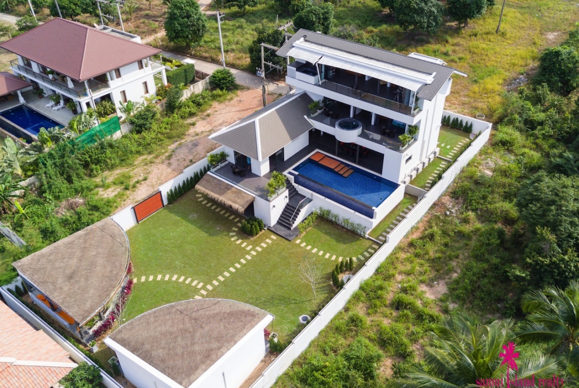 Bang Rak 7 Bedroom Sea View Villa For Sale – Residential All in Koh Samui (photo 1)