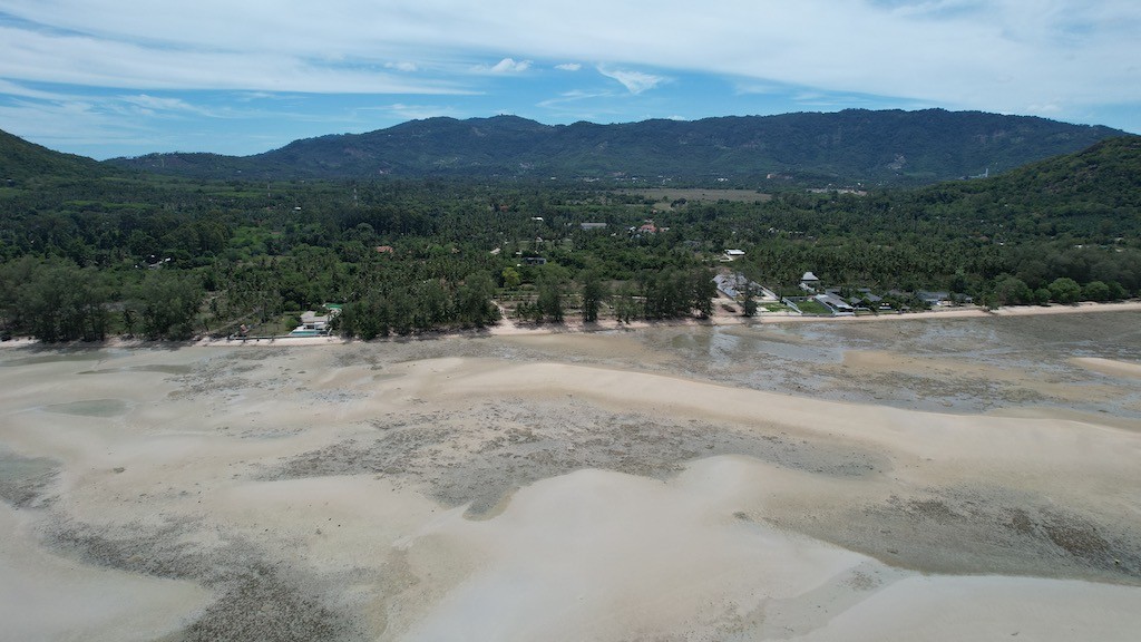 Beachfront Land In Koh Samui Aerial Front