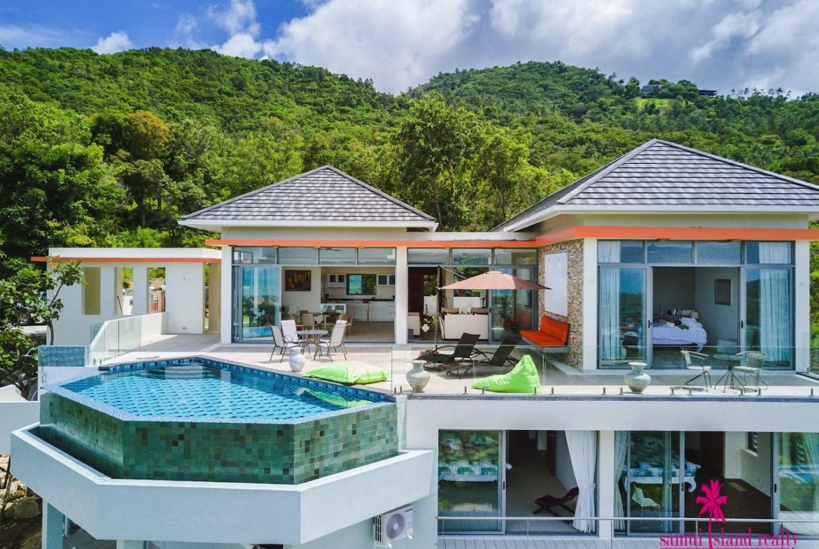 Bophut 5 Bedroom Sea View Villa For Sale – Residential All in Koh Samui (photo 2)