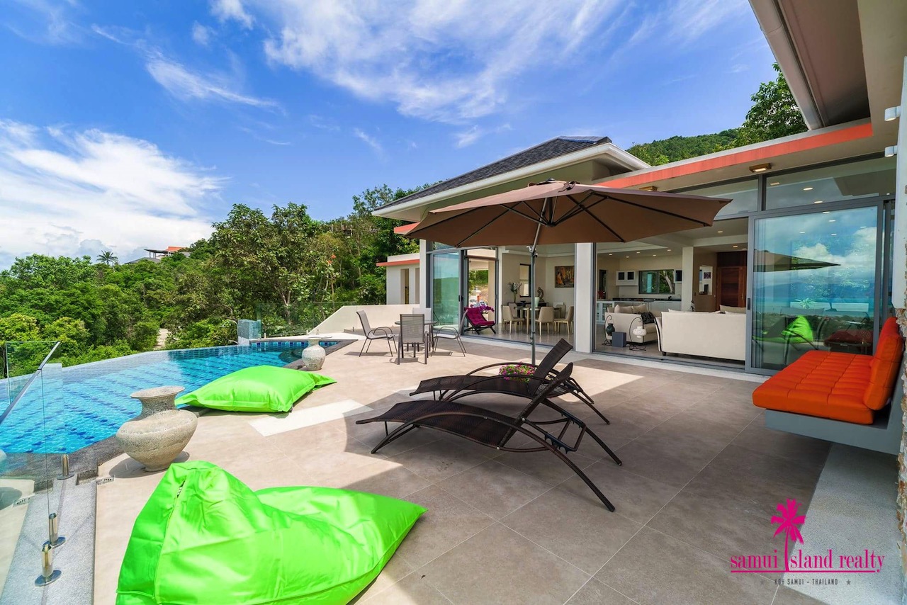 Bophut 5 Bedroom Sea View Villa For Sale – image 3 Bophut 5 Bedroom Sea View Villa For Sale – Residential All in Koh Samui (photo 3)