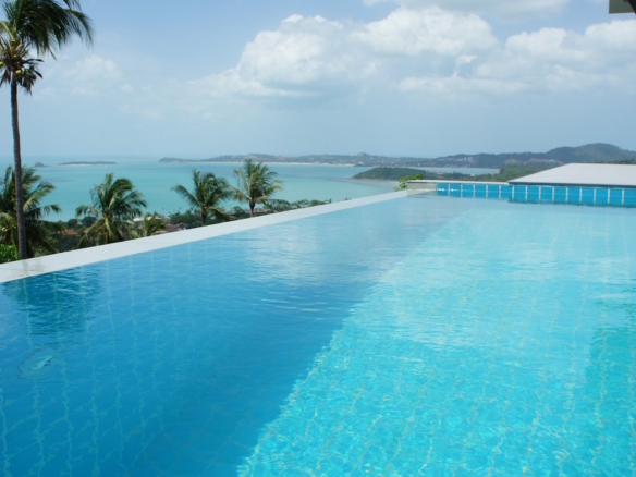 Bophut Sea View Villa For Sale Swimming Pool