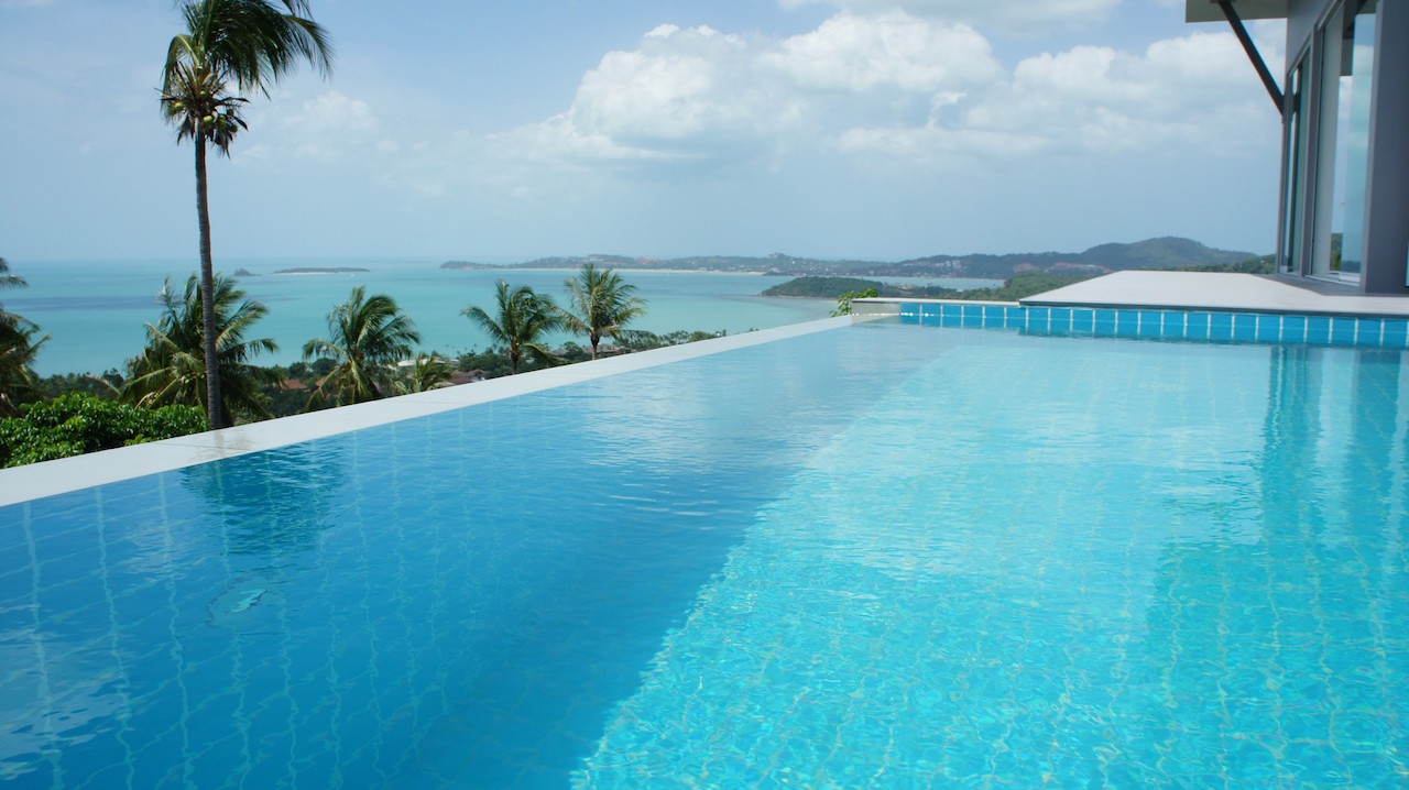 Bophut Sea View Villa For Sale Swimming Pool