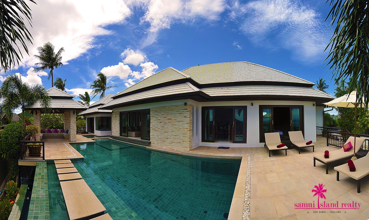 Bophut Sea View Villa For Sale Ko Samui – image 3 Bophut Sea View Villa For Sale Ko Samui – Residential All in Koh Samui (photo 3)