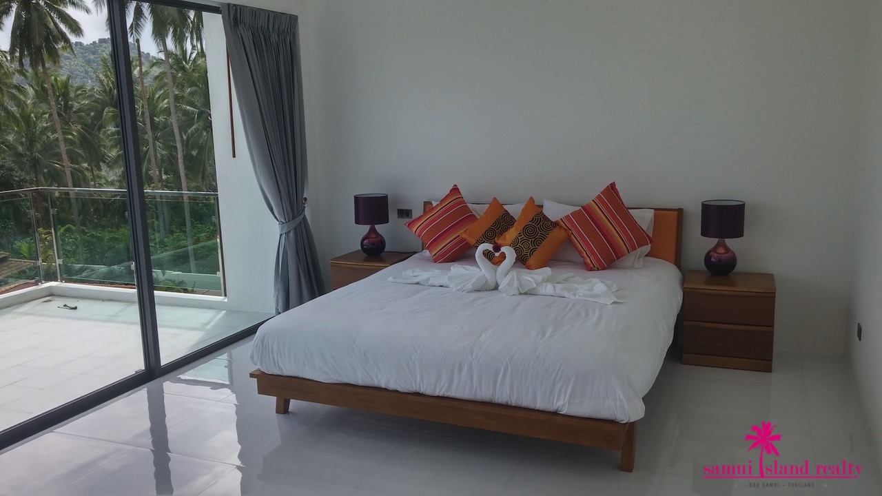 Chaweng Noi Sea View Villa For Sale Spacious Bedroom