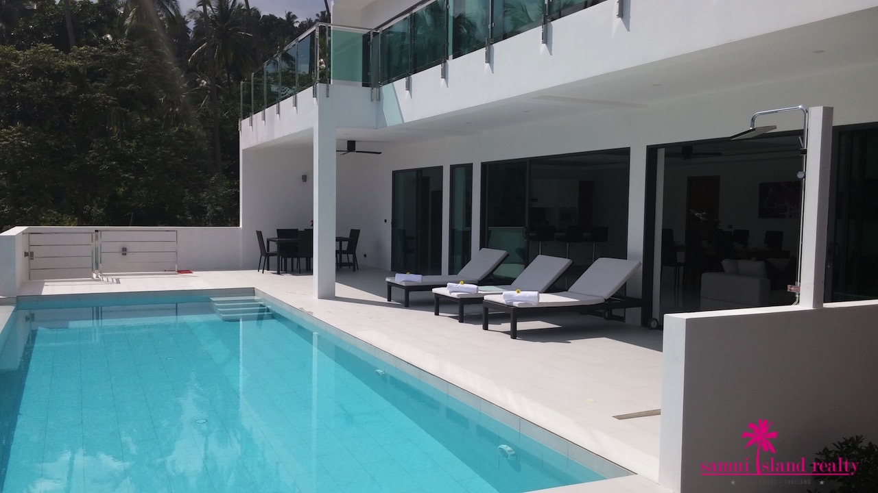 Chaweng Noi Sea View Villa For Sale Koh Samui Villa Pool & Sun Terrace