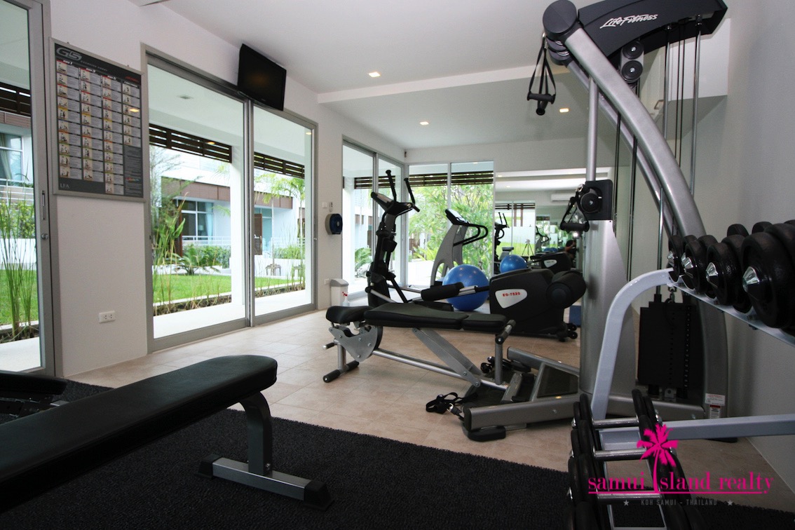 Koh Samui Freehold Apartment For Sale Resort Gymnasium