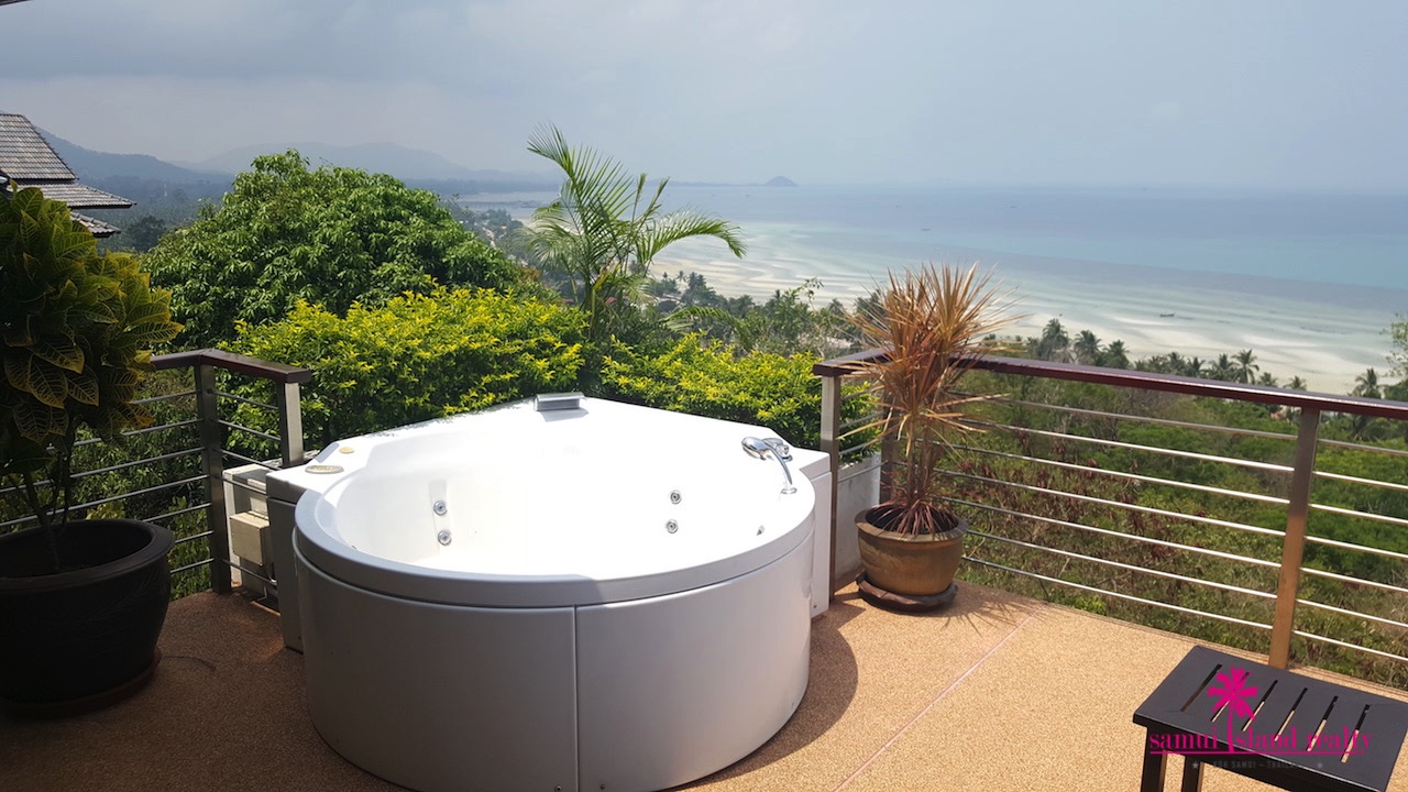 Koh Samui Sunset Villa For Sale Jacuzzi