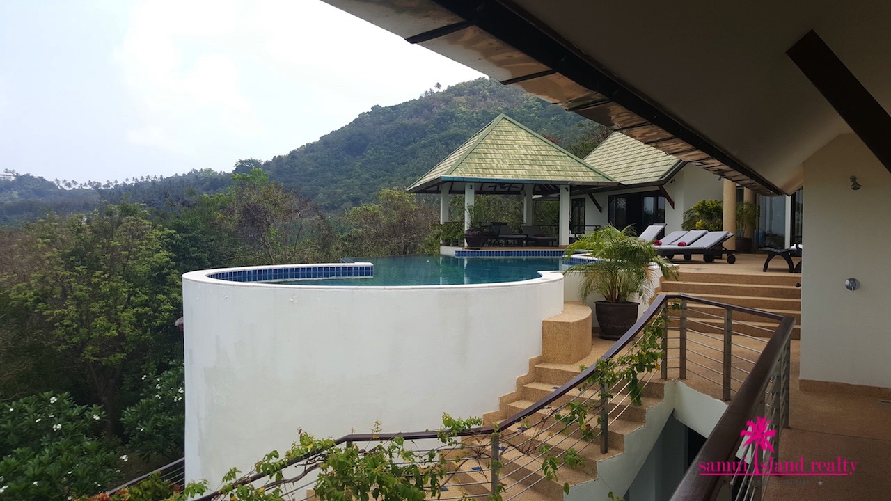 Koh Samui Sunset Villa For Sale Terrace & Sala