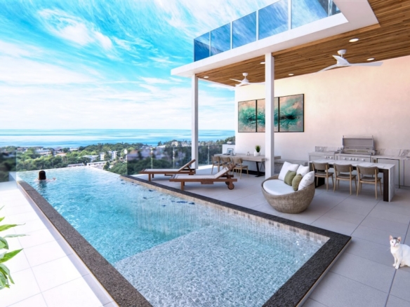 Luxurious Sea View Villa In Chaweng Koh Samui Pool