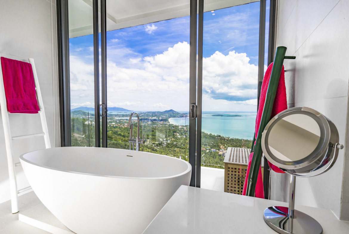 Mams Hill Villa Koh Samui Bathroom View