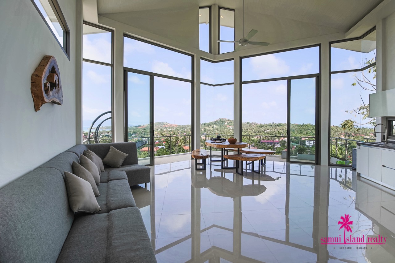 Modern Sea View Villa For Sale Plai Laem – image 2 Modern Sea View Villa For Sale Plai Laem – Residential All in Koh Samui (photo 2)