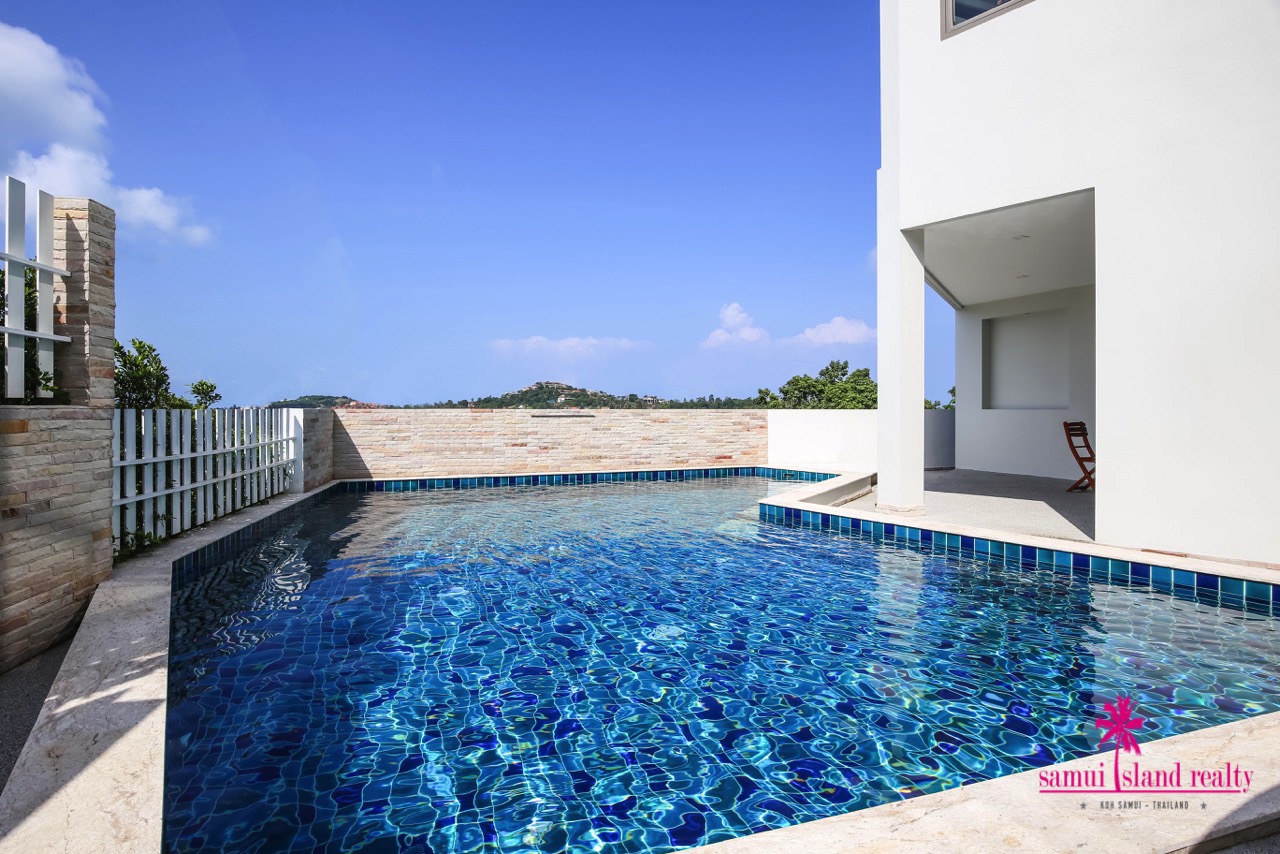 Modern Sea View Villa For Sale Plai Laem – image 1 Modern Sea View Villa For Sale Plai Laem – Residential All in Koh Samui (photo 1)