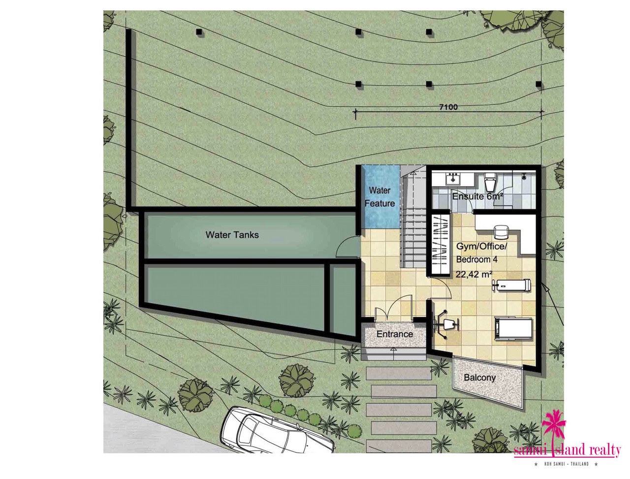 Samui Oasis Development Amethyst Villa Amethyst Villa Ground Floor Plan