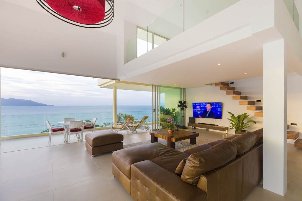 Sea View Samui Property For Sale Living Area