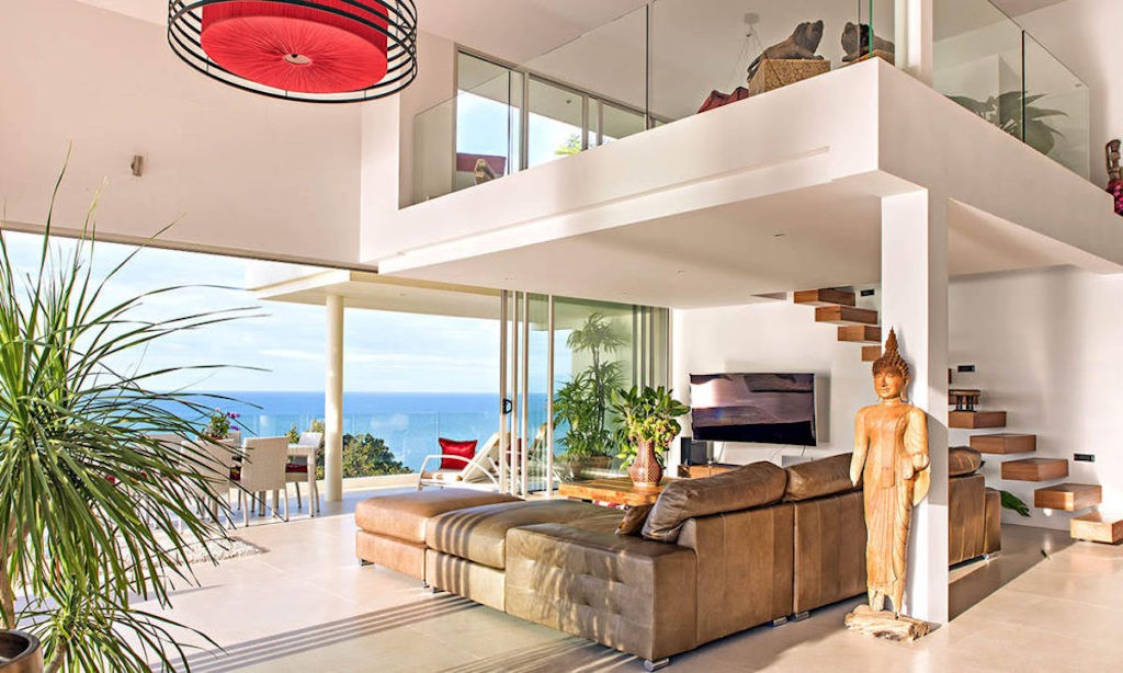 Sea View Samui Property For Sale Living Area