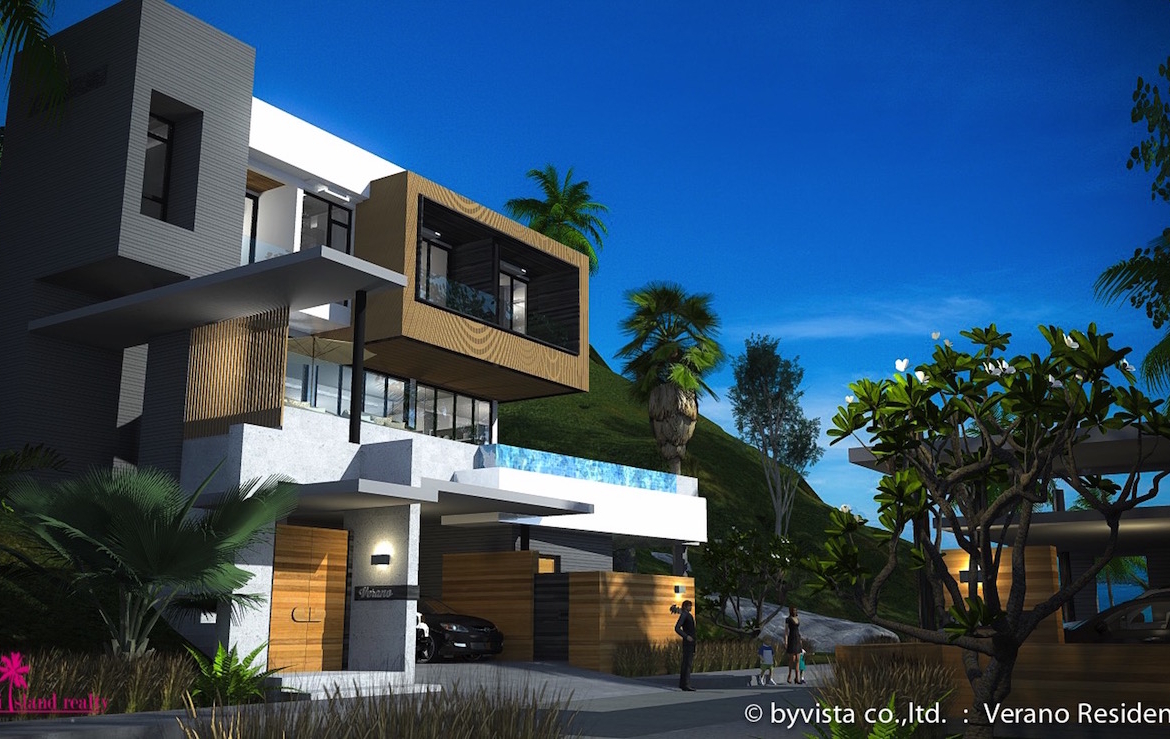 Verano Villa Exterior Rendering