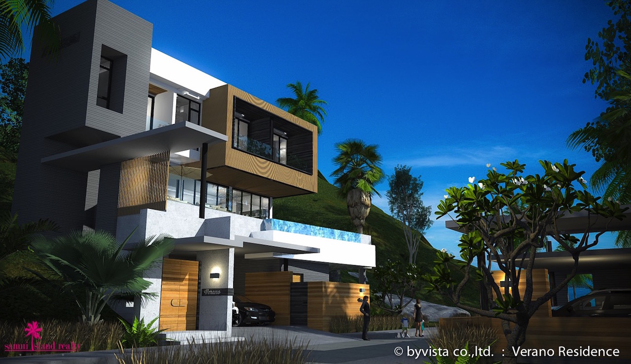 Verano Villa Exterior Rendering