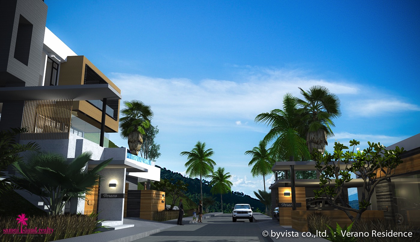 Verano Villa Development Street Render