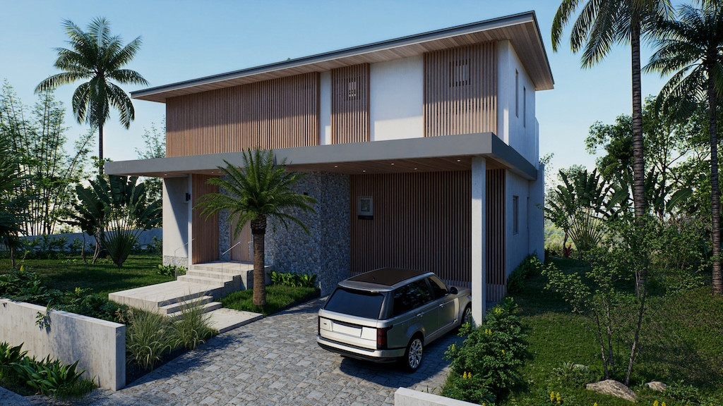 Villa For Sale In Bophut Koh Samui Parking