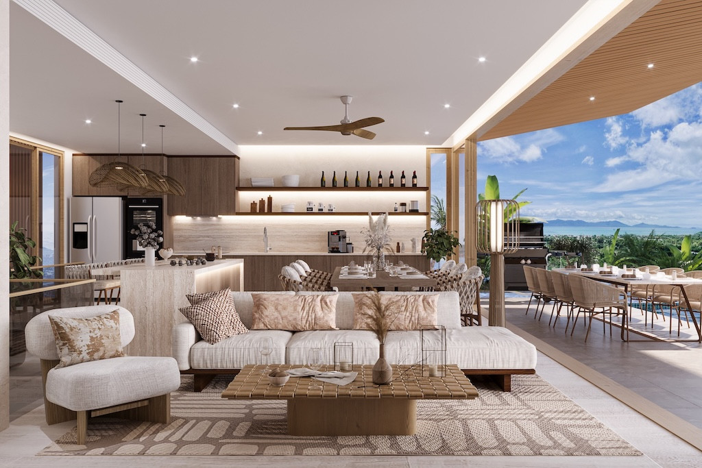 Villa For Sale In Bophut Koh Samui Lounge