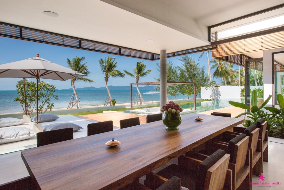 Villa Malouna Dining Area
