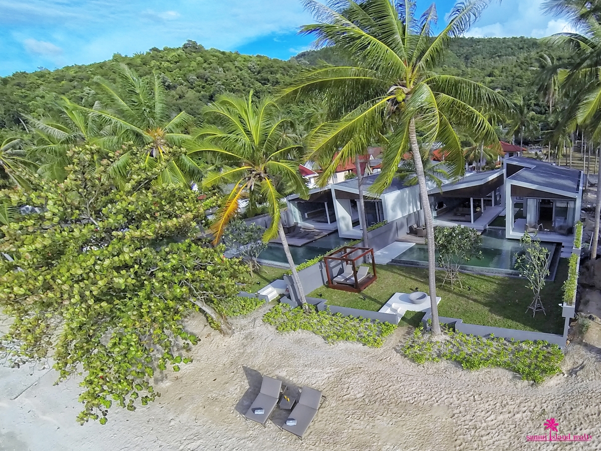 Villa Neung Koh Samui Villa Neung Aerial Front
