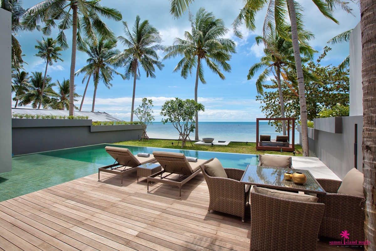 Villa Neung Koh Samui Villa Neung Pool Deck Loungers