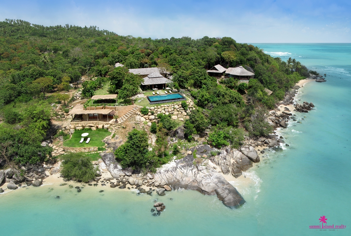 Villa Samudra For Rent Koh Samui Villa Samudra For Rent Koh Samui Aerial Image