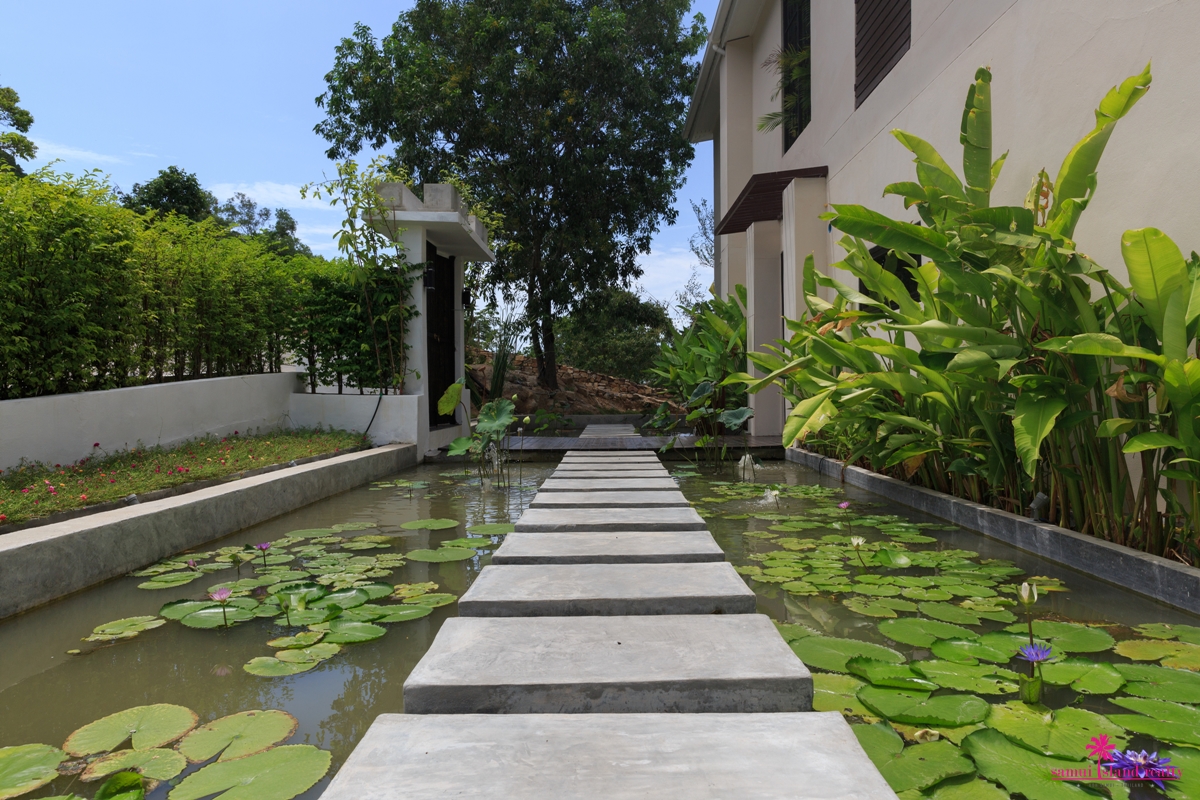 Villa Sukham For Rent Koh Samui Villa Sukham Lilly Pond
