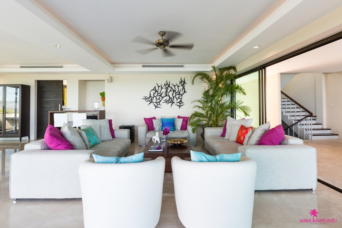 Villa Sukham For Rent Koh Samui Villa Sukham Lounge Area