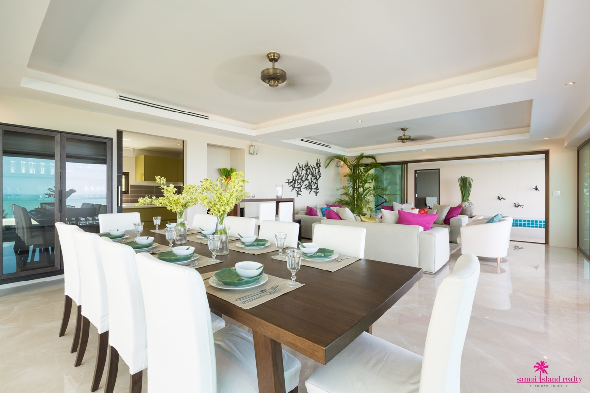 Villa Sukham For Rent Koh Samui Villa Sukham Dining Table