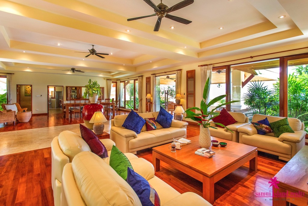 Villa Udorn Thara For Sale Koh Samui Living Area
