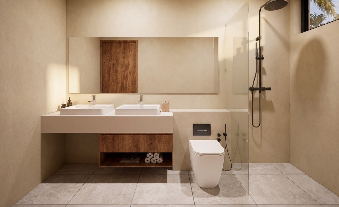 Sacarat Beach Bathroom
