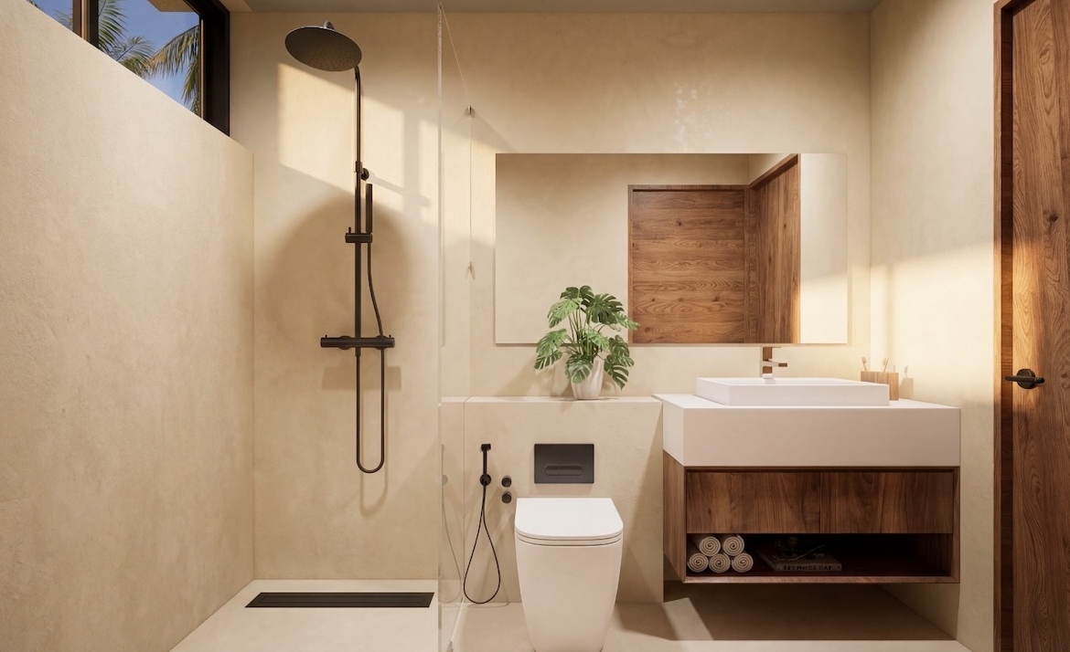 Sacarat Beach Bathroom