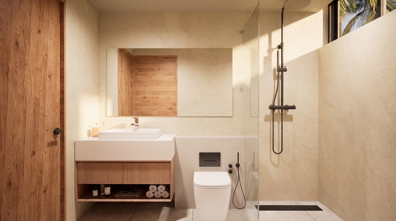 Sacarat Beach Koh Samui Bathroom