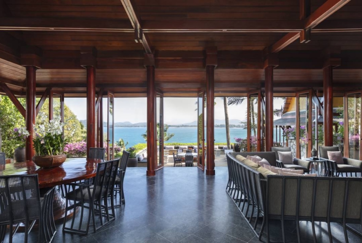 Phuket Luxury Oceanfront Property Living Area