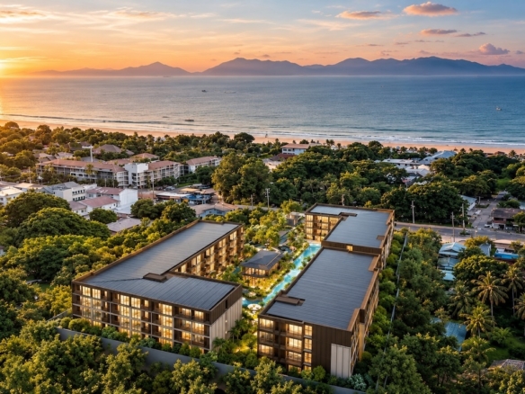 The Astra Samui Aerial Render