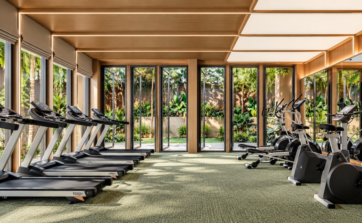 The Astra Samui One-Bedroom Apartments Gym