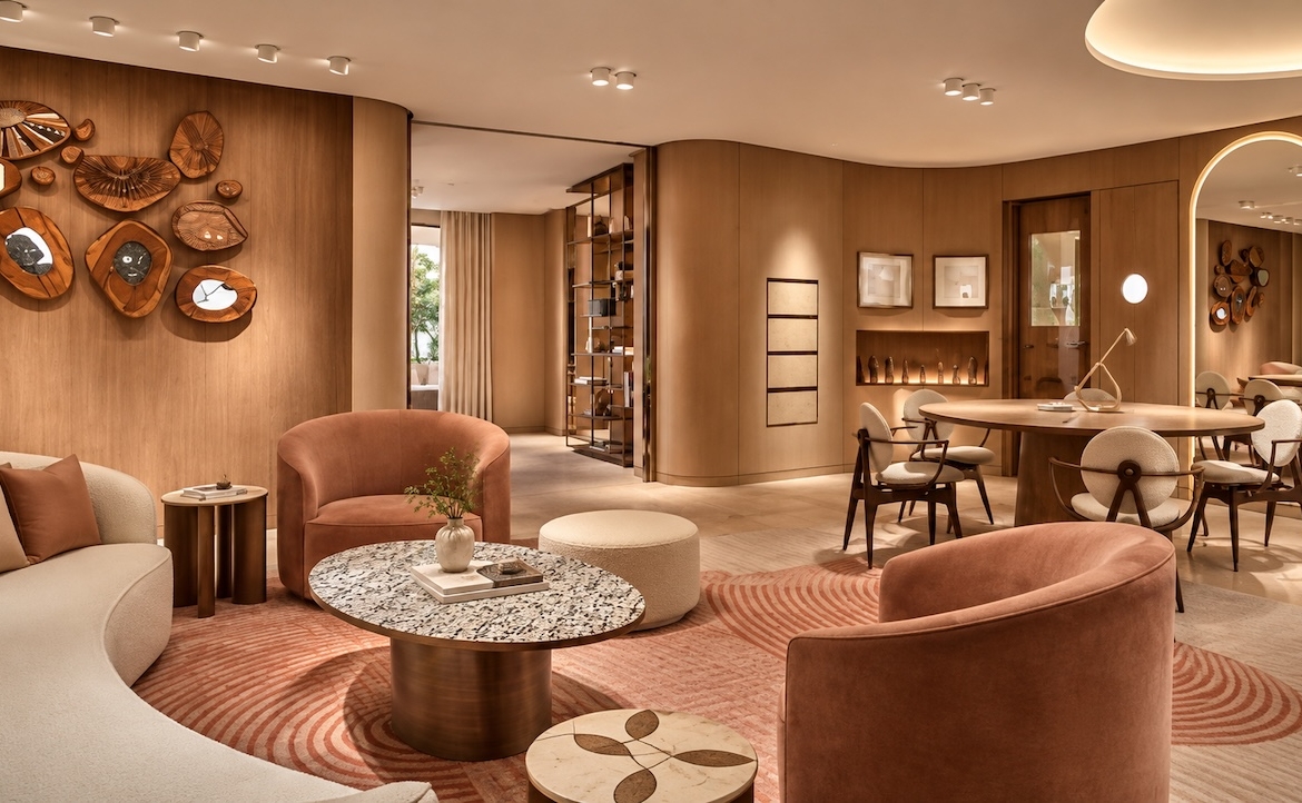 Two-Bedroom Apartments The Astra Samui Lounge